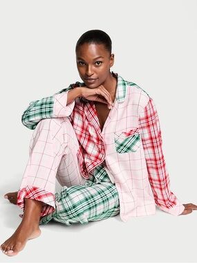NWT Victoria's Secret Flannel Long Pajama Set Plaid
Lounge
Comfy
Soft
XL Regular